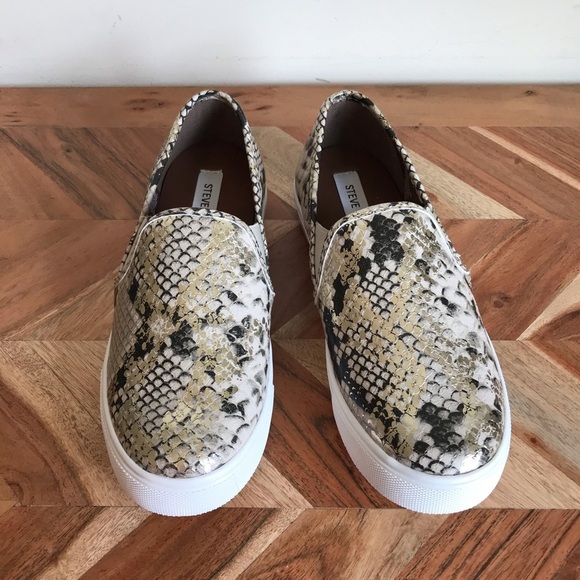 Steve Madden | Snake Print Sahary Slip On Sneaker - Picture 2 of 6